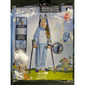 NWT - Bluey Adaptive Accessible Costume - Kids Size 4-6x
